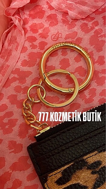 Victoria s Secret VİCTORİA SECRET LEOPAR SİYAH KARTLIK CÜZDAN KUTULU SIFIR ÜRÜN