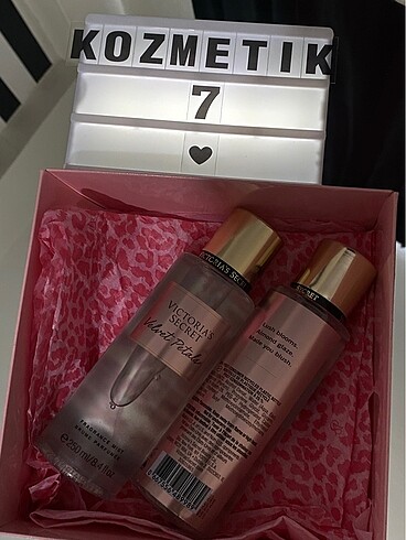 VİCTORİA SECRET VELVET PETALS BARKOTLU SIFIR ÜRÜN