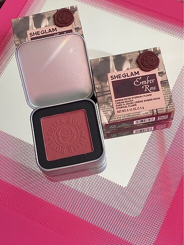 SHEGLAM PEMBE KREM ALLIK EMBER ROSE BARKOTLU KUTULU SIFIR ÜRÜN