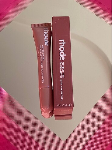 RHODE LİP TİNT GLOSS BARKOTLU KUTULU SIFIR ÜRÜN