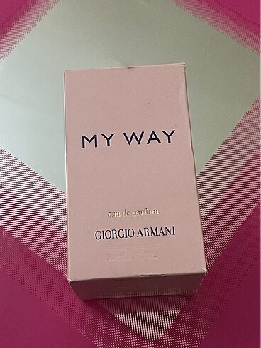 GIORGE ARMANI MY WAY KADIN PARFÜM BARKOTLU SIFIR ÜRÜN