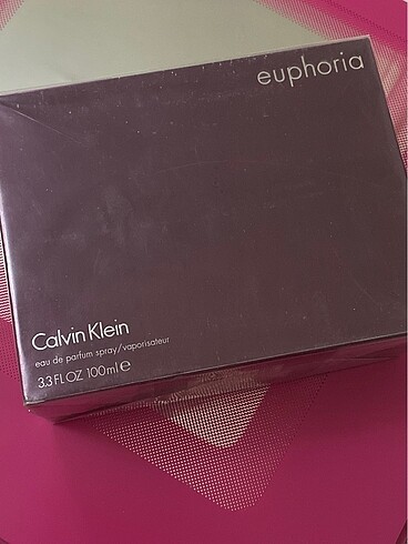CALVİN KLEİN EUPHORİA KADIN PARFÜM BARKOTLU JELATİNLİ SIFIR ÜRÜN