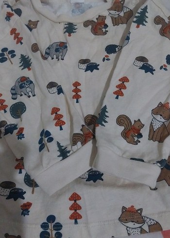 desenli bebek uzun kollu - Görsel 5