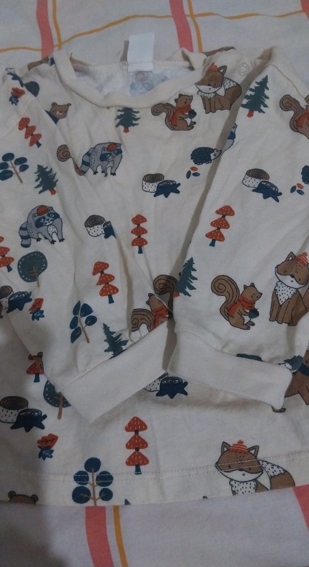 desenli bebek uzun kollu - Görsel 5