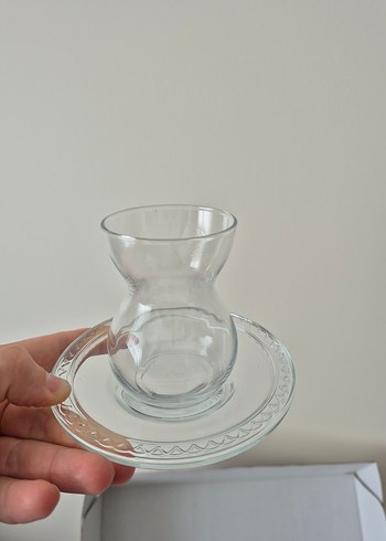Beden bordo Renk Paşabahçe 6'lı Çay Seti