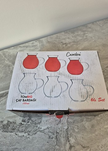 Tombig 6'lı Çay Bardağı Seti 150 ml