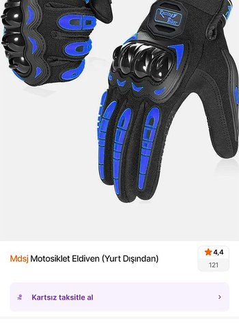 Motosiklet Koruyucu Eldiven Yazlık - Görsel 12