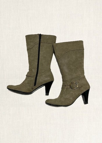 Vintage Süet Çizme - Görsel 2