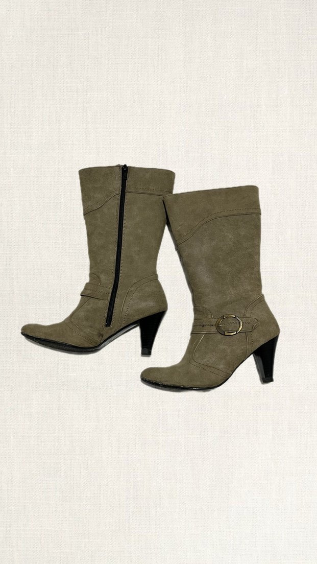 Vintage Süet Çizme - Görsel 2