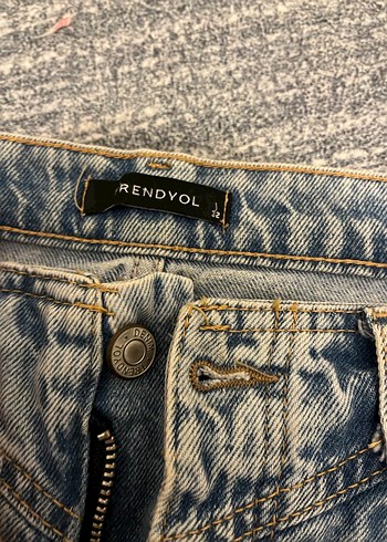 32 Beden mavi Renk Trendyolmilla wide leg jean