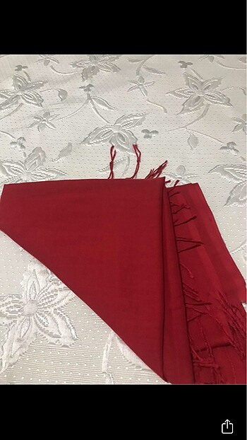 Kırmızı şal - Görsel 3