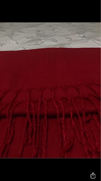 Kırmızı şal - Görsel 4