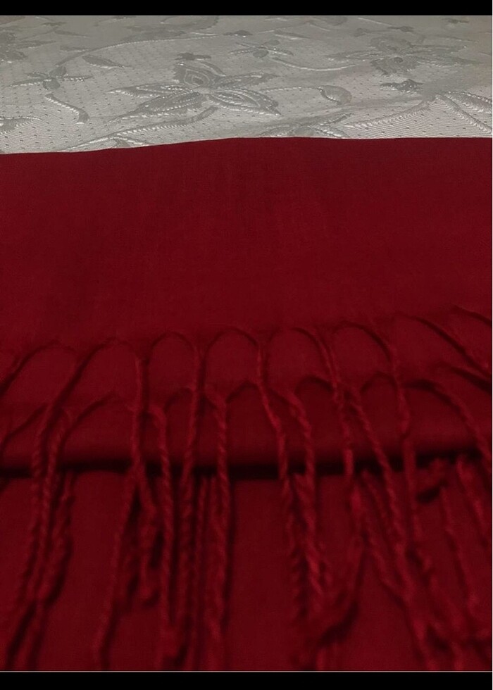 Kırmızı şal - Görsel 4