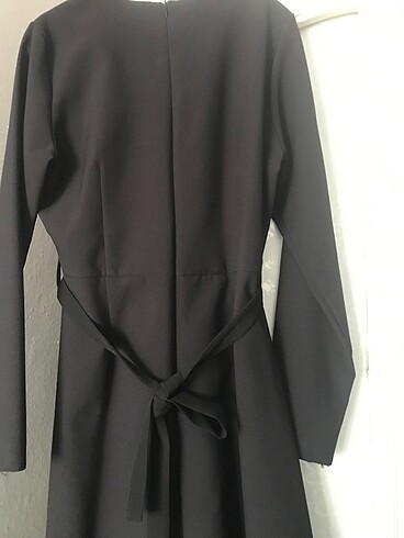 Uzun siyah elbise - Görsel 5