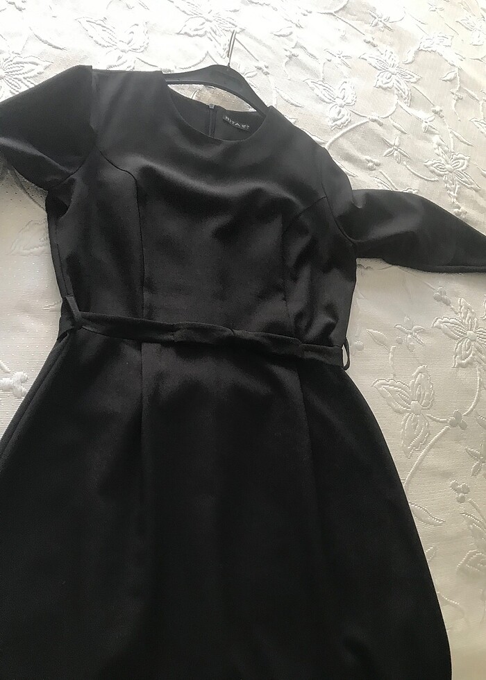 Uzun siyah elbise - Görsel 3