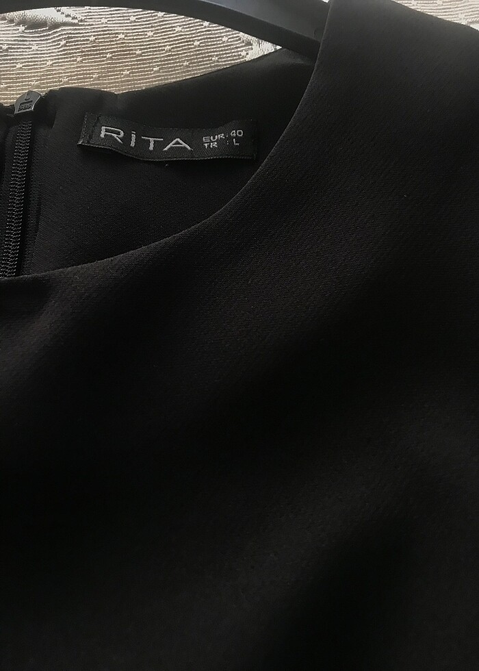 Uzun siyah elbise - Görsel 4