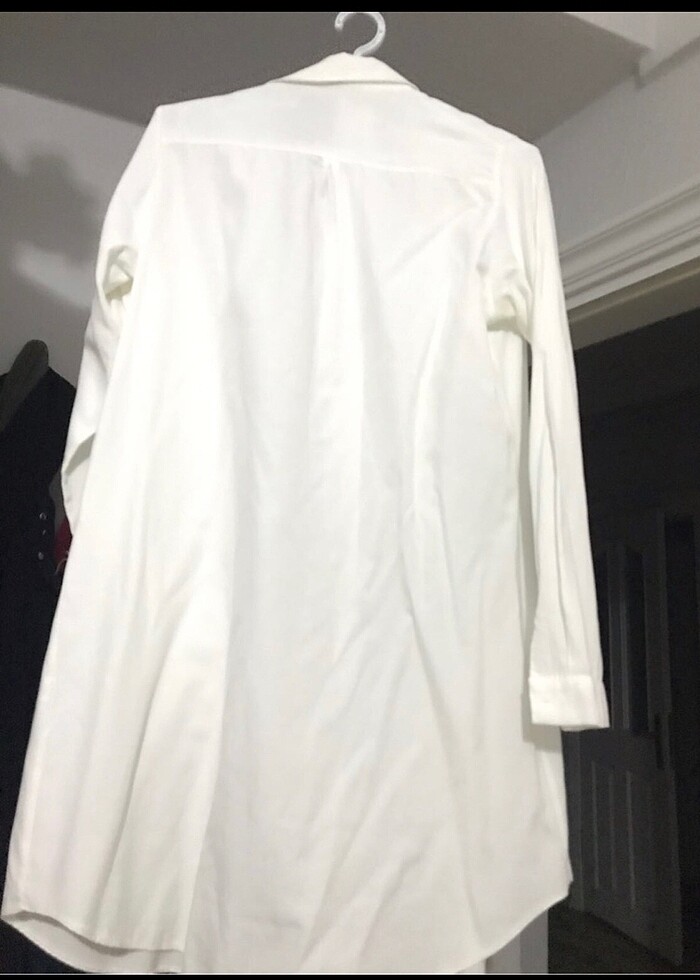 Beyaz tunik gömlek - Görsel 4