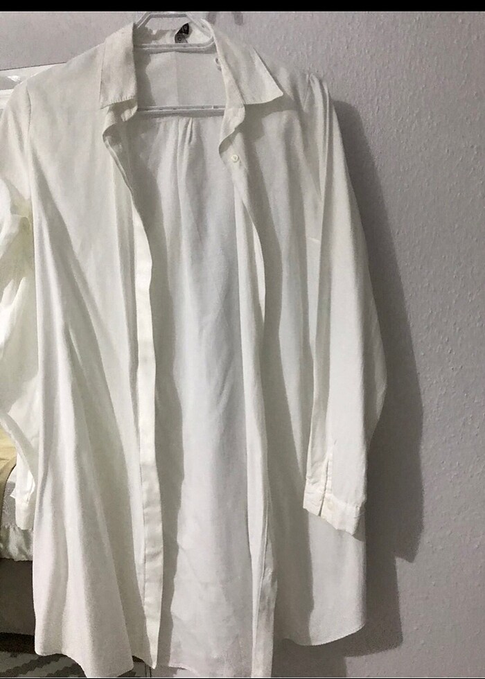 Beyaz tunik gömlek - Görsel 3