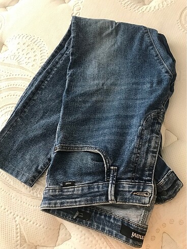 33 Beden mavi Renk Mavi jeans kot pantolon