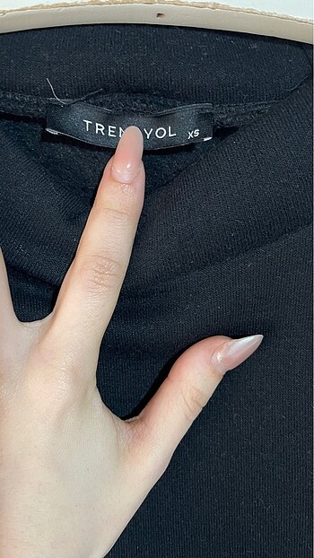 xs Beden siyah Renk Trendyol hudi
