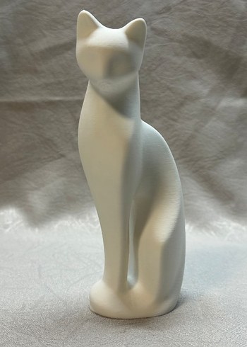 Siyah ve Beyaz Kedi Figürleri - Görsel 2