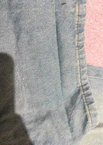 Bej Midi Boy Salaş Kot Pantolon - Görsel 6