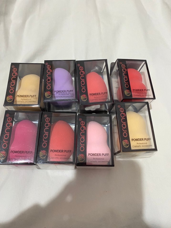 Renkli Orange Makyaj Süngeri 8li - Görsel 4