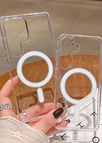 Samsung A16 Şeffaf Beyaz  Telefon Kılıfı - Görsel 2