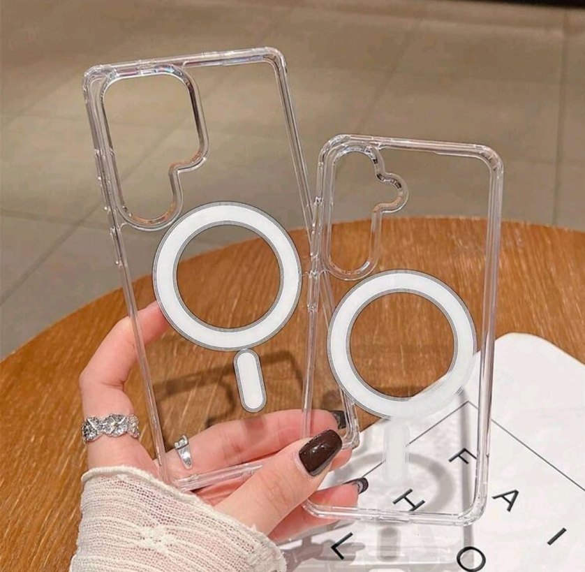 Samsung A16 Şeffaf Beyaz  Telefon Kılıfı - Görsel 2