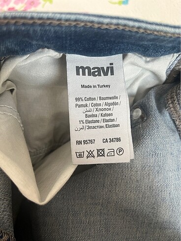 33 Beden Mavi kot pantolon