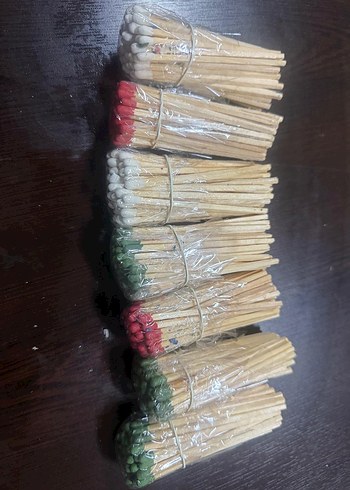  Beden Bohem Tarzı El Yapımı Renkli Kibritler