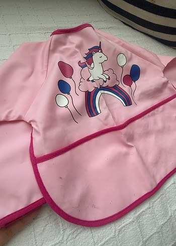 Rengarenk Baskılı Bebek Önlüğü 2li - Görsel 8