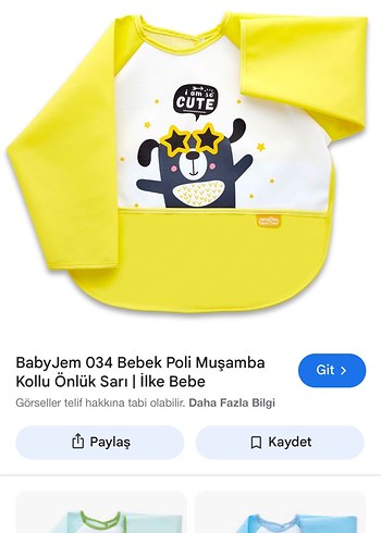 Rengarenk Baskılı Bebek Önlüğü 2li - Görsel 2