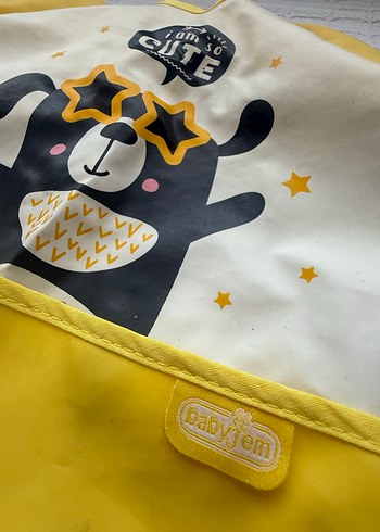 Rengarenk Baskılı Bebek Önlüğü 2li - Görsel 5