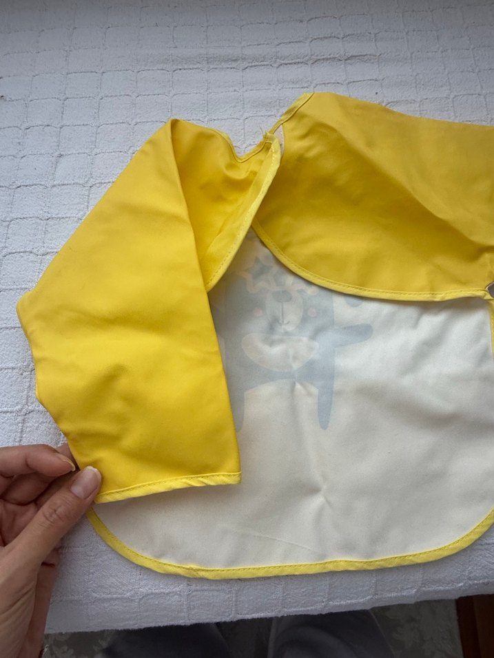 Rengarenk Baskılı Bebek Önlüğü 2li - Görsel 4