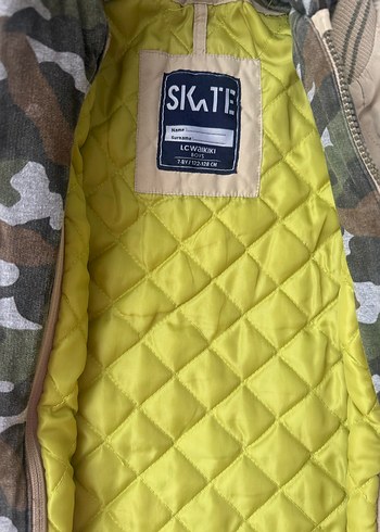 Bej Erkek Çocuk Düğmeli Basic Kaban - Görsel 3