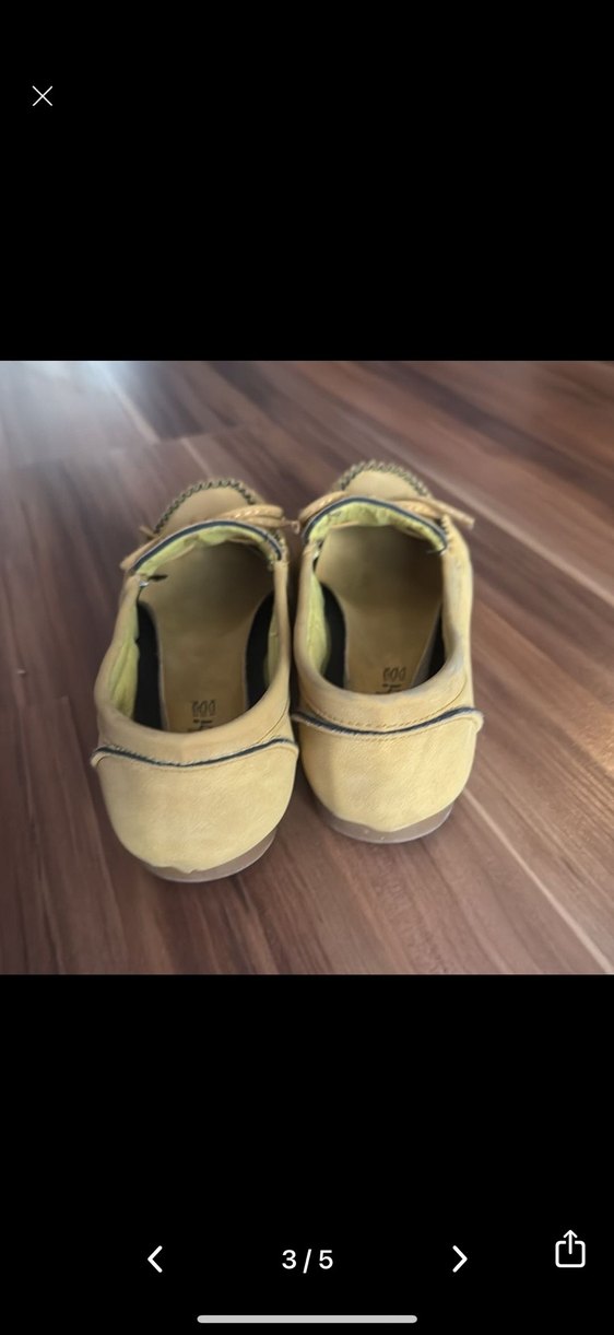 Kız Çocuk Bej Süet Tokalı Loafer - Görsel 4