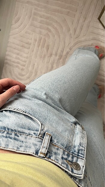 Diğer Jean açık kot pantolon