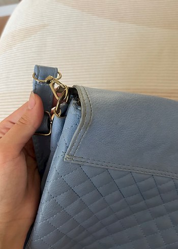  Beden mavi Renk Mavi Kadın Süet Çanta