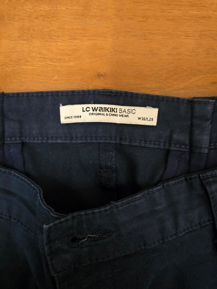Erkek Koyu Mavi Regular Fit Denim Pantolon - Görsel 3