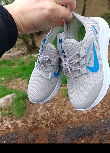 31 Beden gri Renk NİKE FİLELİ BUZ SAKS ÇOCUK SPOR
