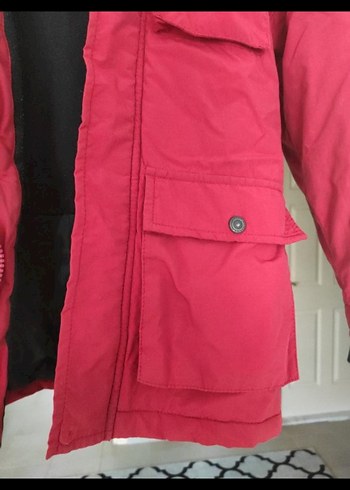 Erkek Çocuk Kırmızı Fermuarlı Mont - Görsel 5