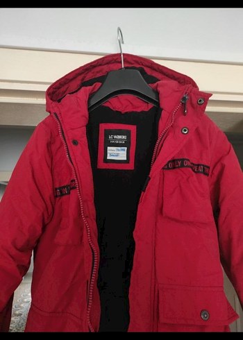 Erkek Çocuk Kırmızı Fermuarlı Mont - Görsel 4