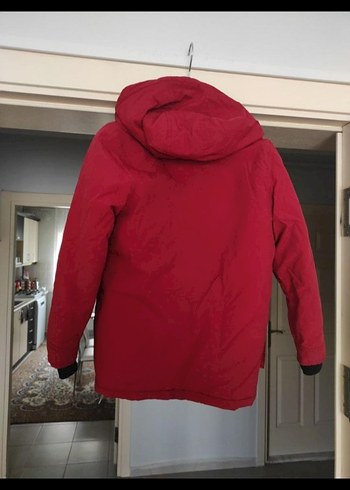 Erkek Çocuk Kırmızı Fermuarlı Mont - Görsel 3