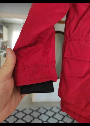 Erkek Çocuk Kırmızı Fermuarlı Mont - Görsel 6