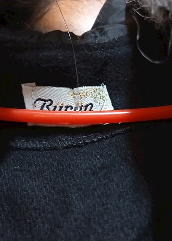 40 Beden siyah Renk Kadın Gri Uzun Fermuarlı Kaban