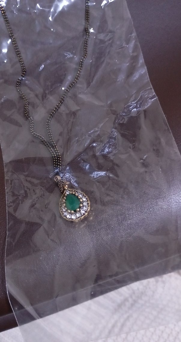 Bohem Uzun Bağcıklı Boncuklu Gri Kolye - Görsel 3