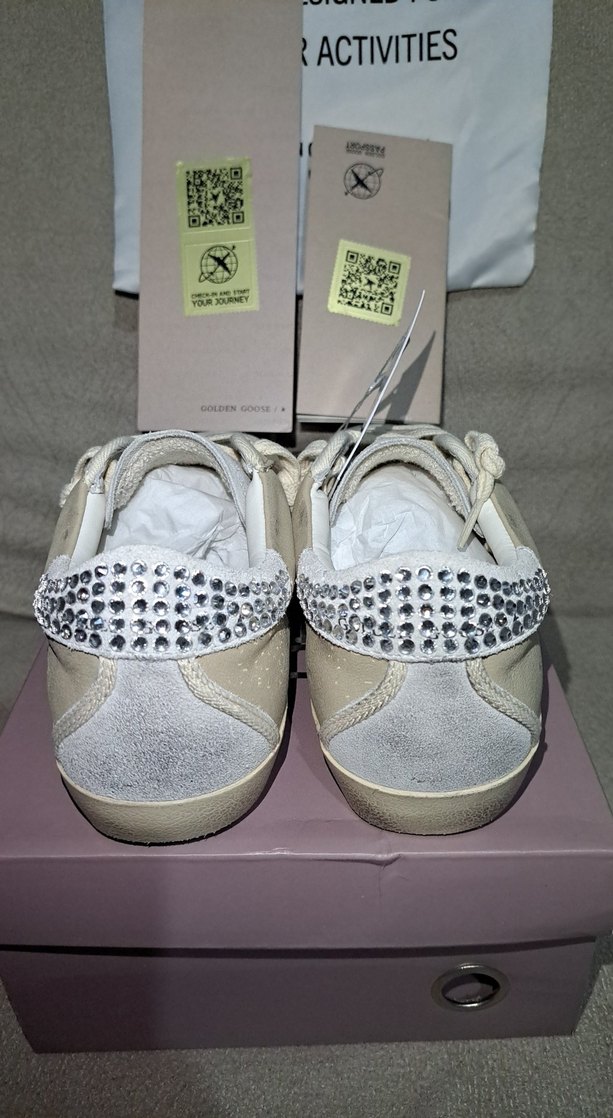 Golden Goose Deluxe Beyaz Kadın Sneakers - Görsel 4