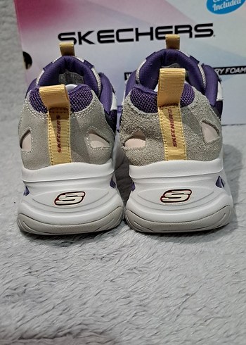 Skechers D'lites 4.0 Best Night Bej Mor Kadın Spor Ayakkabı - Görsel 5