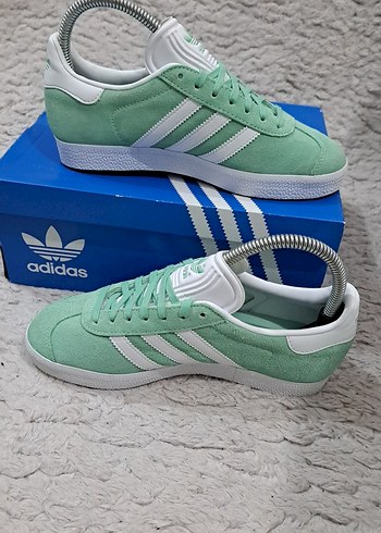 Adidas Adidas Gazelle W Yeşil Süet Spor Ayakkabı